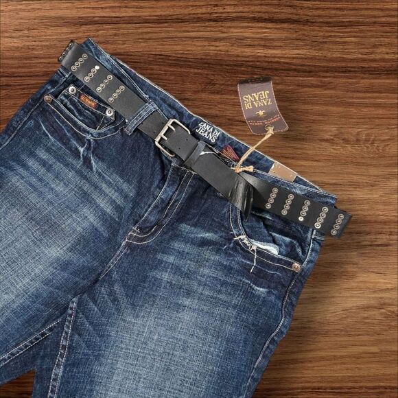 Zana di Fashion Bug Bootcut Jeans with Belt NWT - Picture 2 of 6